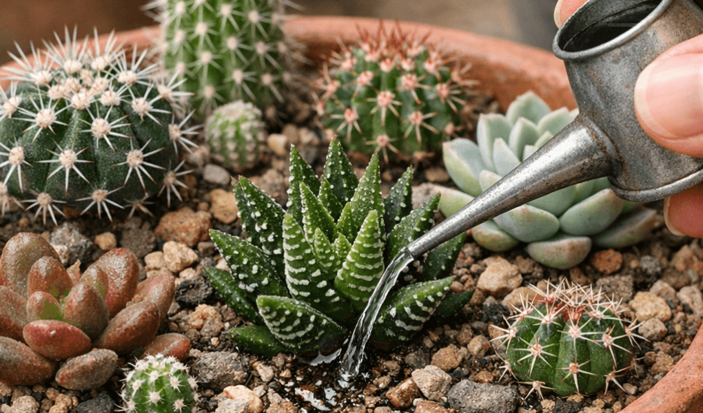 Jak często podlewać kaktusy