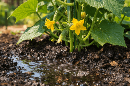 Jak często podlewać ogórki