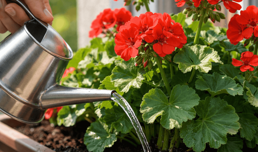 Jak często podlewać pelargonie