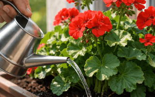 Jak często podlewać pelargonie