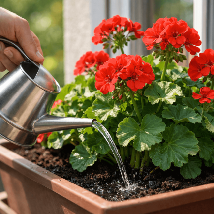 Jak często podlewać pelargonie