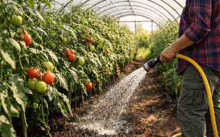 Jak często podlewać pomidory w szklarni
