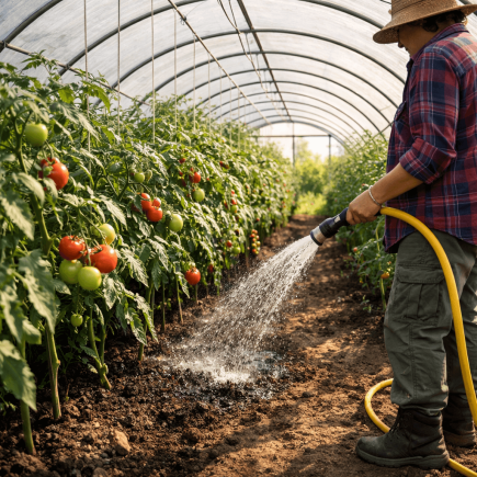 Jak często podlewać pomidory w szklarni