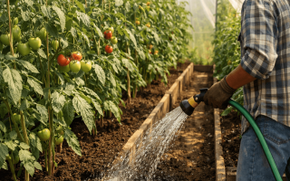 Jak często podlewać pomidory w tunelu