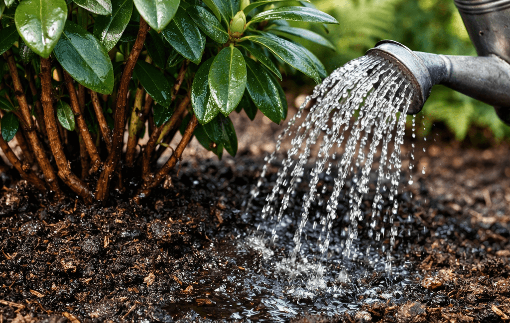 Jak często podlewać rododendrony