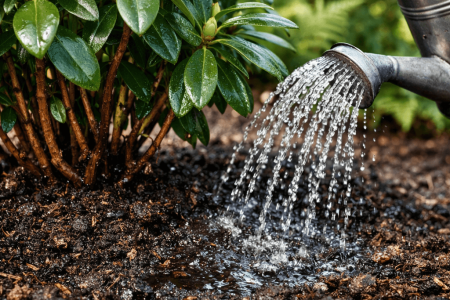 Jak często podlewać rododendrony