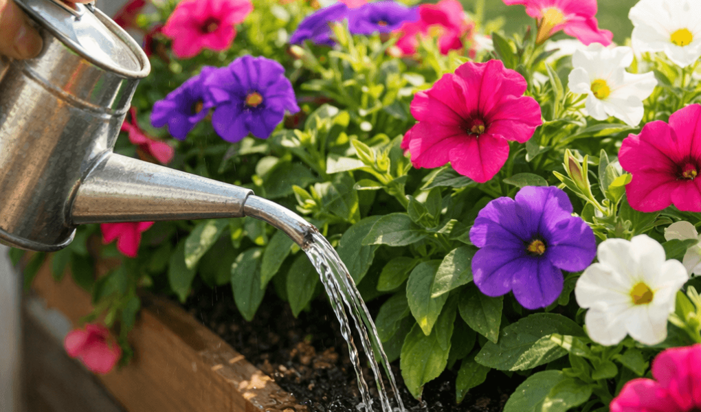 Jak często podlewać surfinie