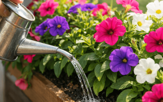 Jak często podlewać surfinie