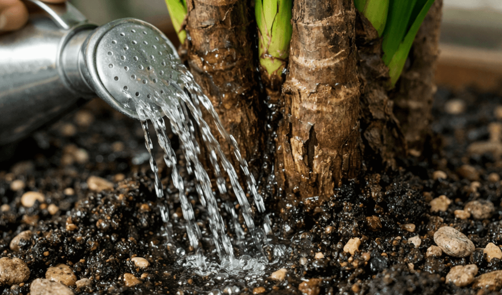 Jak podlewać draceny