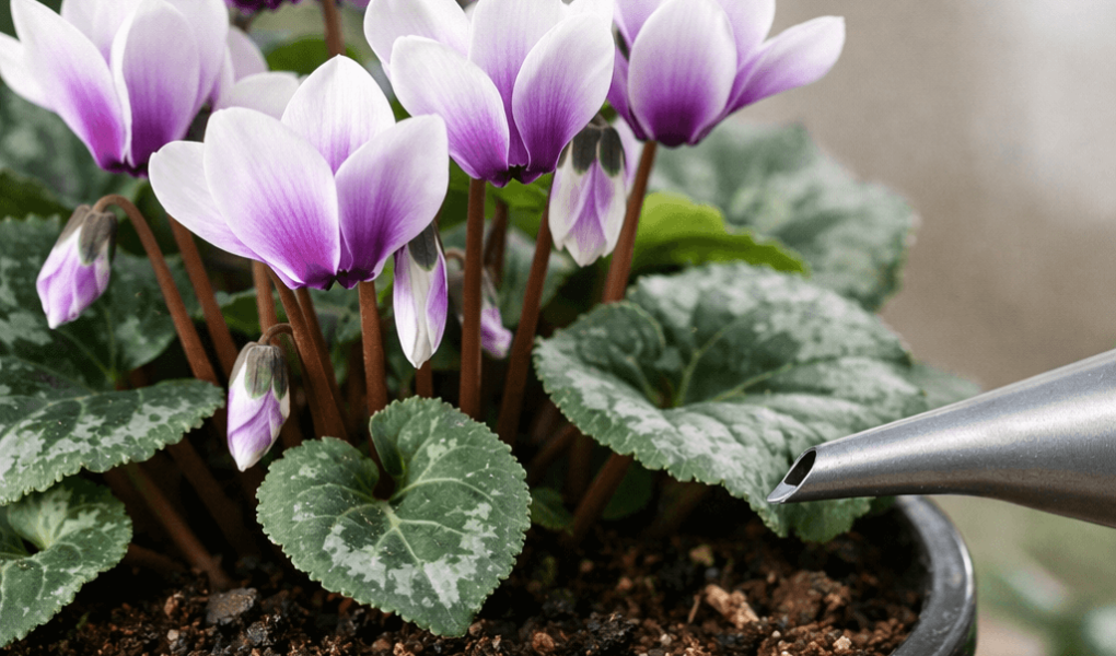 Jak podlewać fiołka alpejskiego