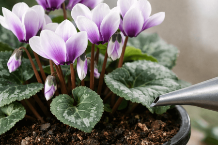 Jak podlewać fiołka alpejskiego