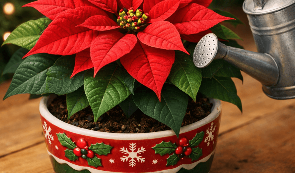 Jak podlewać gwiazdę betlejemską