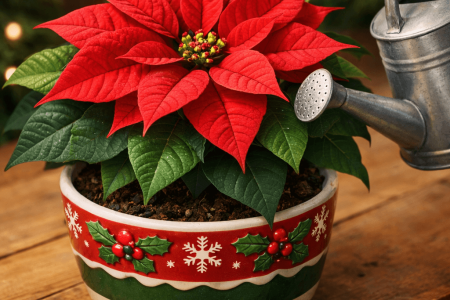 Jak podlewać gwiazdę betlejemską