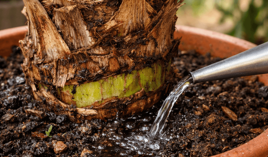 Jak podlewać palmę