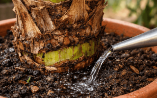 Jak podlewać palmę