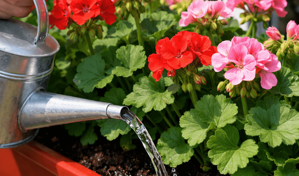 Jak podlewać pelargonie