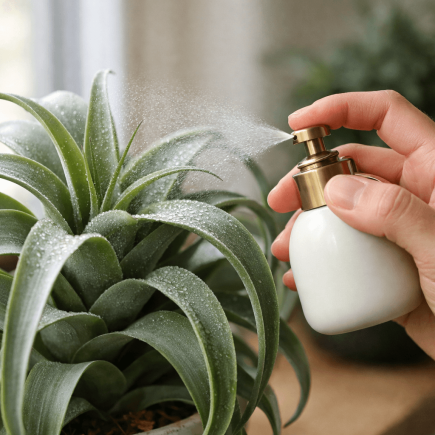 Kwiat tillandsia jak podlewać