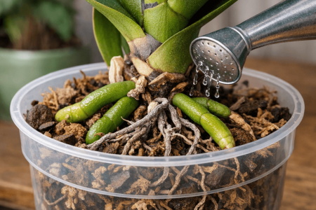 jak podlewać storczyk